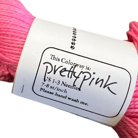 Dancingdog Dyeworks Twist Sock Yarn 260 Yards 100% Superwash Merino Pretty Pink - Picture 4 of 4
